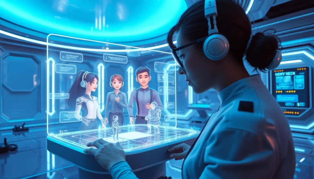 Engaging NSFW AI chat interaction in a modern tech setting.