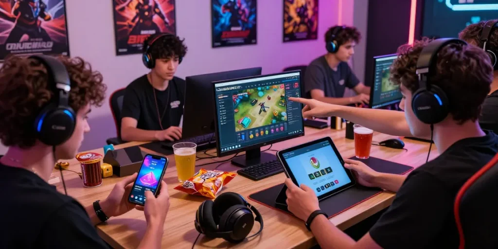 Kudaliar89 tampilan aplikasi permainan di smartphone dengan pemain terlibat dalam sesi bermain online.